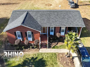 Completed roof project