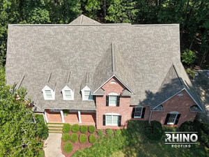 Completed roof project